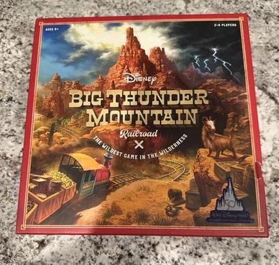 Disney Big Thunder Mountain Railroad Board game COMPLETE* 50th Anniversary - Image 1 of 4