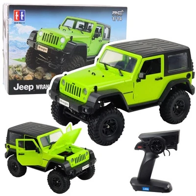RC Jeep Wrangler Rock Crawler 1:14 4x4 Geländewagen Metalldämpfer Ferngesteuert - Bild 1 von 4