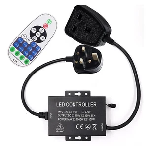 GQL 220V Universal Dimmer, RF Remote Control 220v LED Strip/String/Fairy - Picture 1 of 5