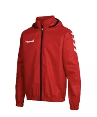 Chaqueta Hummel Core Spray Impermeable Windcheater Talla XL Roja  Foto 1 de 4