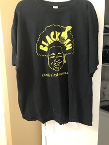 BLACK MAN not Batman T-Shirt Size XXXL Comedy Chris Superhero Fraley - Picture 1 of 5