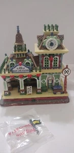 2005 Coventry Cove Main Line Station Lighted Building Item Christmas - Picture 1 of 10