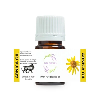 ARNICA OIL PURE NATURAL ESSENTIAL PURE ORGANIC FROM INDIA USD - Image 1 of 3