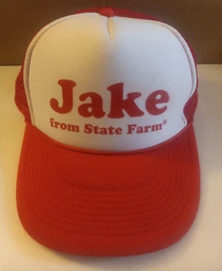 Jake From State Farm Trucker Snapback Mütze Cap rot weiß Dude Insurance Otto Mütze - Bild 1 von 5