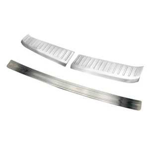 Silver Rear Bumper Outside+Inner Guard Plate Cover For Toyota Highlander 2020-26 - Picture 1 of 9