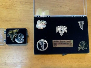Atlanta Falcons Pin Collector Set Limited Edition /2500 + BONUS PETER DAVID - Picture 1 of 3