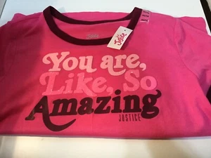Justice Size 14/16 You Are Like, So Amazing Short Sleeve T-Shirt Nwt - Picture 1 of 4