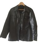 Kreymborg Men Vintage genuine leather blazer In Black