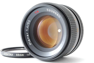 [AB Exc+] CONTAX Carl Zeiss Planar 50mm f/1.4 T* AEJ MF Lens From JAPAN 9346 - Image 1 of 4