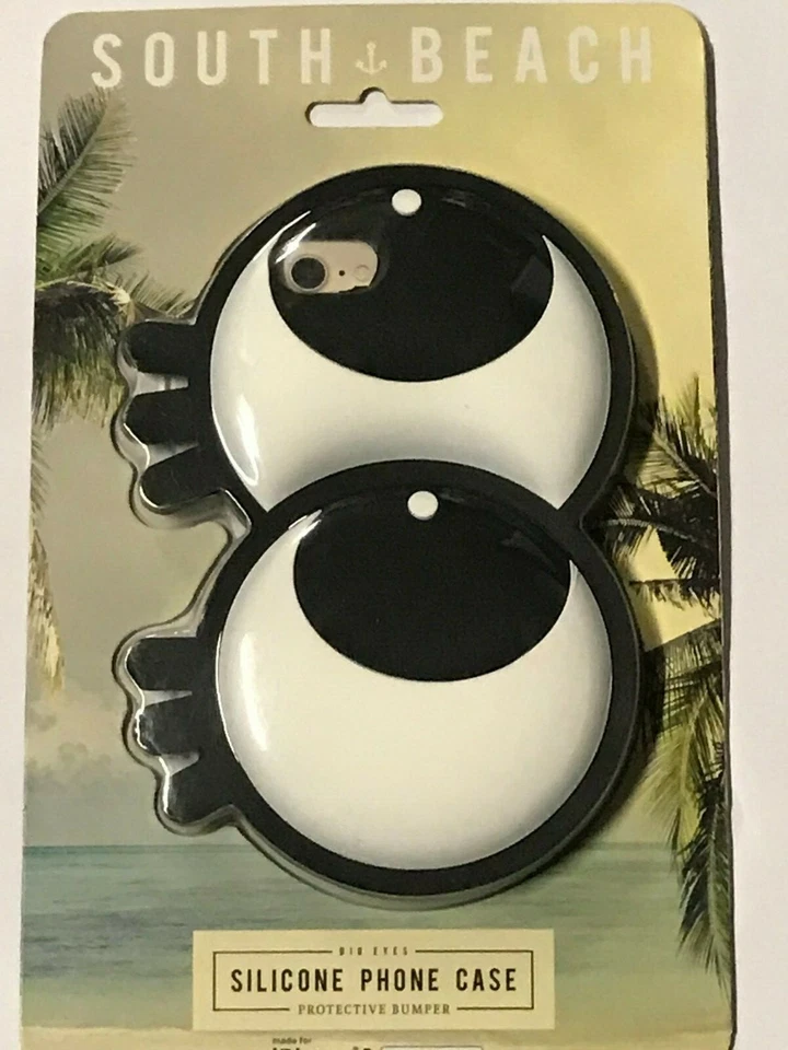 South Beach Google Eyes Silicone Phone Case - iPhone 8 (fits 7/6s/6) - Image 1 of 1