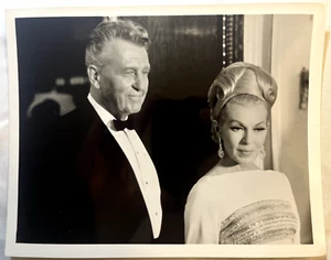 Ralph Bellamy Lana Turner Press Release Photo ABC TELEVISION NETWORK B&W 8x10 - Picture 1 of 2