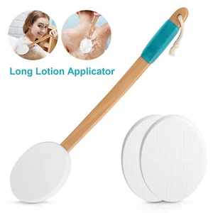 Long Lotion Applicator Back Brush Perfect for Tanning Skin Cream Or Any Lotions - Picture 1 of 9