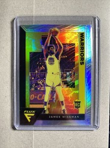 2020-21 Panini Flux James Wiseman Rookie Silver Pulsar Prizm Card #204