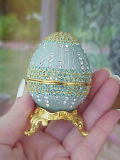 Collectible Decorated Egg Trinket/Jewelry/Engagement Ring Gift Presentation Box