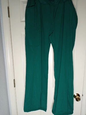 NWT Cherokee Infinity 2XL Green Tall Pockets Pine Green Women's Pants - Image 1 of 4