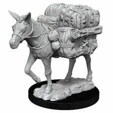 D&D Wizkids Unpainted Minis Wv7 Pack Mule Miniatures NEW DND Dungeons & dragons
