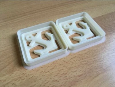 Anker Plätzchen Gebäck Keksausstecher Glasur Fondant Backen Ton Boot Ozean Meer Spaß - Bild 1 von 2