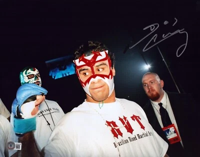 Dos Caras Jr Alberto Del Rio Signed 11x14 Photo BAS COA WWE Pride FC Lucha Libre - Image 1 of 4
