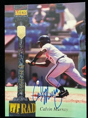 1994 Signature Rookies Tetrad Signatures #95 Calvin Murray Auto 1041/7750 🔥⚾ - Image 1 of 2