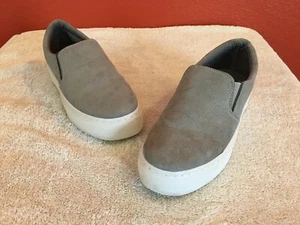 Zapatillas deportivas sin cordones grises Qupid para mujer - talla 6 - Imagen 1 de 7