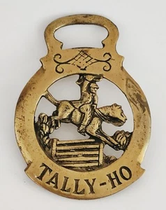 Vintage Flaschenöffner Messing. Tally-Ho Flaschenöffner - Bild 1 von 3