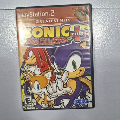 Sonic Mega Collection Plus + (PS2, 2004) CIB Completo con Manual Probado GH Foto 1 de 3