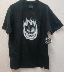 Spitfire Wheels Bighead Smoke Outline short sleeve tee black  XLarge  - Picture 1 of 3
