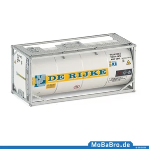Weißer 20ft Tank-Container "De Rijke" in 1:87 (H0) - Picture 1 of 3
