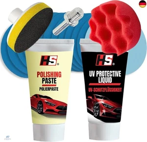 Scheinwerfer-Aufbereitungsset - HS Reparatur-Set - Polierset für matte und  - Bild 1 von 7