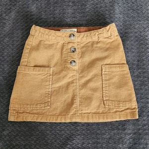 Zara Kids Corduroy Brown Skirt Size 8 - Picture 1 of 5