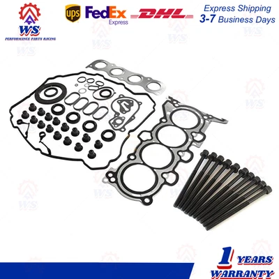 Head Gasket Bolts Set for 17-22 Hyundai Veloster Kona Kia Seltos Soul G4NH 2.0L - Image 1 of 4