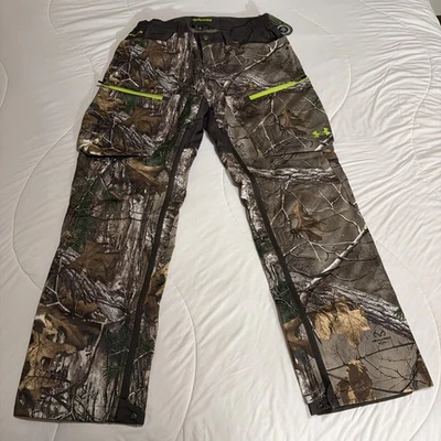 Mens Under Armour Storm 2 Softshell Realtree Xtra Camo Pants Size L - Image 1 of 4
