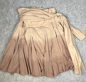 Vintage New Look Mini Flare Skirt Women Medium Brown Ombre Y2K Fairy Grunge 00s - Picture 1 of 5