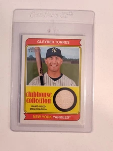 Bate usado juego colección Topps Heritage Clubhouse 2023 #GT Gleyber Torres - Imagen 1 de 2
