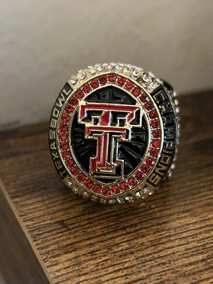 NCAA / 2022 Texas Tech Red Raiders Football Championship Ring / McGuire - Image 1 of 3