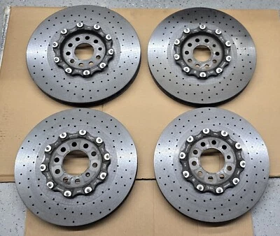 LIKE NEW Lamborghini Aventador Carbon Ceramic Brake Rotors Front Rear Rotor Oem  - Image 1 of 4