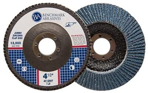 Flap Discs 4/5" Zirconia Sanding Angle Grinder Wheel Workshop 40/80 100/120g - Picture 1 of 4