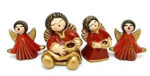 THUN Gruppo Angeli Bolzano Rosso (9cm) Ceramica -Rarità- NUOVO - Foto 1 di 1