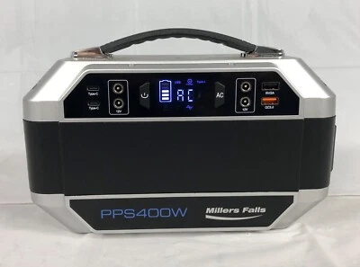 Portable Power Station 400W Peak RV Camping Outdoor Solar LiFePO4 Generator - image 1 of 4