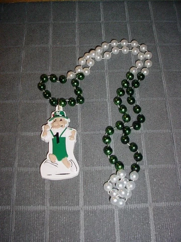 RARE "BRAT" RACING SAUSAGE BEADED NECKLACE, MILWAUKEE BREWERS, MLB 2011 Cover