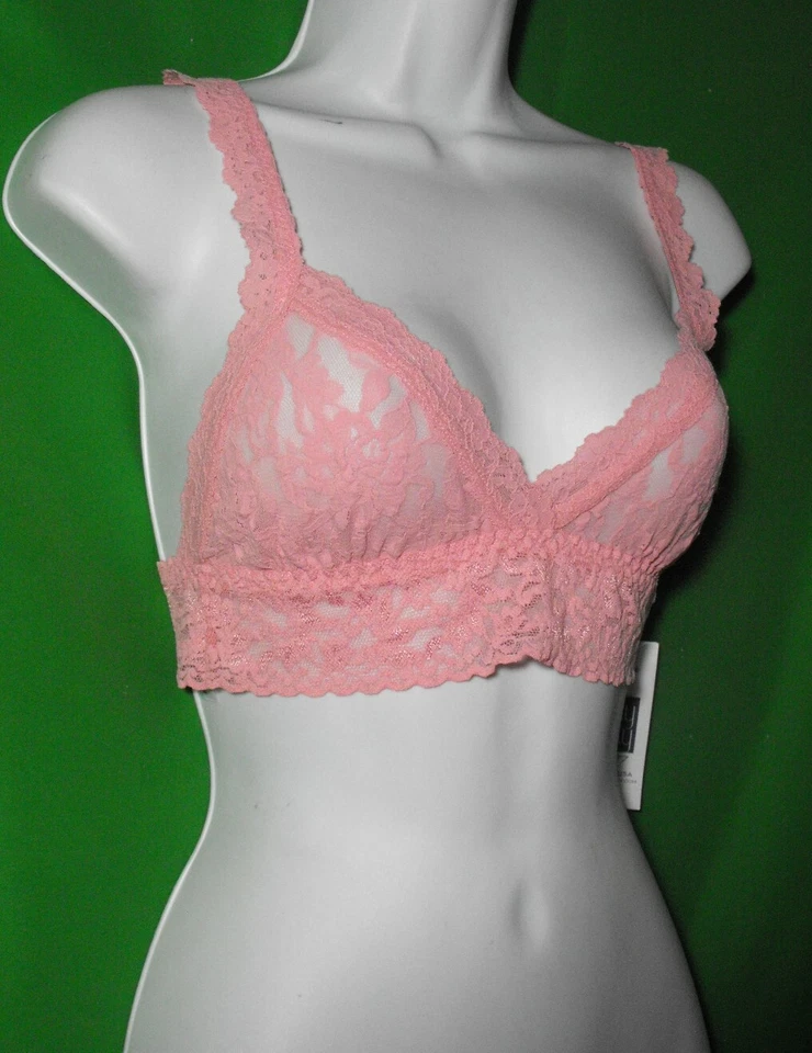 NEW HANKY PANKY 113 MADE IN USA PNKL CROSSOVER LINGERIE STRAPS BRALETTE XS - Image 1 of 1