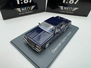 NEO 1/87 Chevrolet Caprice Classic Blue #78 - Picture 1 of 6