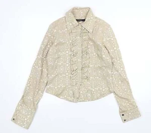 Círculo Completo para Mujer Oro Cachemira Algodón Básico Botones Talla M Collar - Imagen 1 de 12
