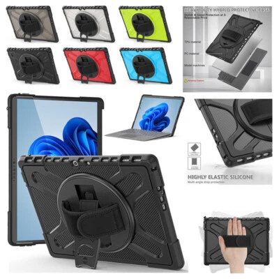 For Microsoft Surface Pro 8 7 6 5 4 Go Tablet Shockproof Stand Case Rugged Cover - Image 1 of 4