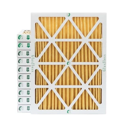 FILTERS DELIVERED Glasfloss 20x25x2 MERV 11 AC Air Filters. 12 PACK. Made in USA.