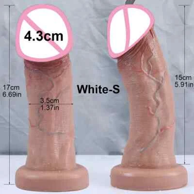 7.5cm Big Glans Penis Realistic Dildo Suction Cup for Woman Vagina Masturbation - Image 1 of 4