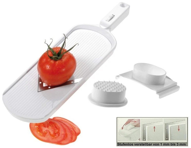 V HOBEL WESTMARK stufenlos verstellbar! + Restehalter V-HOBEL GEMÜSEHOBEL HOBEL - Bild 1 von 1