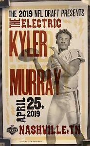 2019 NFL Draft ELECTRIC KYLER MURRAY Hatch Show Print Poster Sooners Cardinals