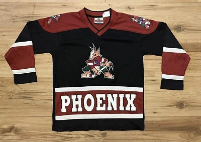 Camiseta deportiva vintage Phoenix Coyotes Jeremy Roenick Kachina juvenil mediana (10-12) negra Foto 1 de 4