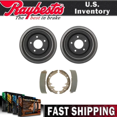 Kit trasero tambores de freno y zapatas de freno para Ford E-150 Econoline Club Wagon 1997-1999 Foto 1 de 4